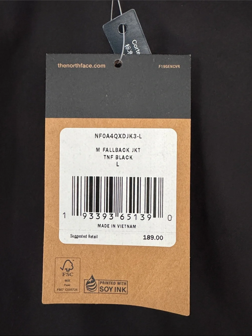 The North Face Men’s Black Hooded Lightweight Anorak Jacket